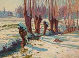 William Samuel Horton, The Poplars - Snow Effect (Blonay, Switzerland)