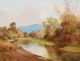 Albert Thomas Derome, Pollywog Pool, Los Gatos Creek