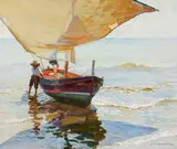 Arthur Grover Rider, Transparent Sail, circa 1922, oil on canvas