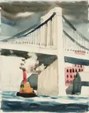 Dong Kingman, A tugboat under the Bay Bridge