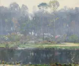 William Posey Silva, Springtime in the South, oil on canvas