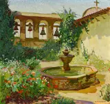 Arthur Grover Rider, Fountain, San Juan Capistrano Mission