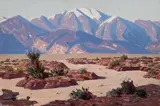 Conrad Buff, Mount San Jacinto, oil on board
