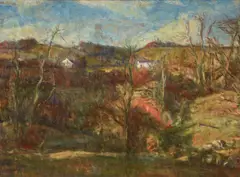 Charles Harold Davis, Autumn Landscape, oil on canvas