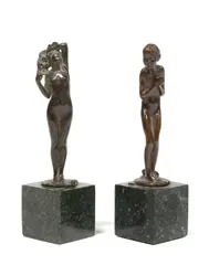 Chester Beach, Nude; Swimmer (a pair)