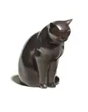 Barbara Beretich, Otis, bronze with dark brown patina