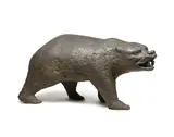 Raymond Puccinelli, California Bear, bronze with dark brown patina