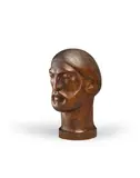 Malvina Hoffman, Head of Fosuidi, circa 1930, carved oak