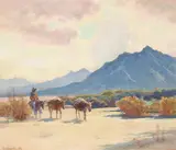 Gordon Coutts, Desert Prospector, oil on canvas