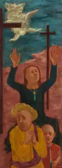 Untitled by Stephen Greene, circa 1946, oil on canvas, sold Nov 2019