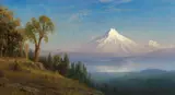 Albert Bierstadt, Mount St. Helens, Columbia River, Oregon, 1889, oil on canvas