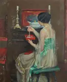 Henry R. Rittenberg, The Jewel Box, 1919, oil on canvas