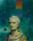 Walter Tandy Murch, Sir Isaac Newton, circa 1963, oil on canvas laid down on board