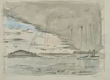 John Marin, Approaching Thunderstorm, watercolor and pencil on paper