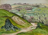 Charles E. Burchfield, Untitled (Landscape)