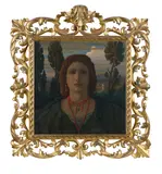 Elihu Vedder, The Coral Necklace, Italy