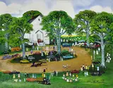 Helen LaFrance, Church Fair, 1995, oil on canvas