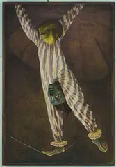 Alton Pickens, The Acrobat, 1947, oil on canvas