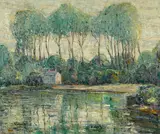 Ernest Lawson, The Emerald Pool, oil on canvas