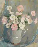 Laura Coombs Hills, Pink and White Petunias