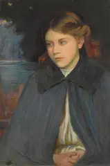 Douglas Volk, Portrait of a Girl, 1899, oil on canvas