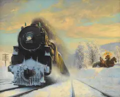Walter L. Greene, When Winter Comes, circa 1924, oil on canvas
