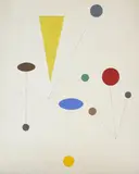 Charles Green Shaw, Untitled (Abstract Circles, Ovals and Triangle)