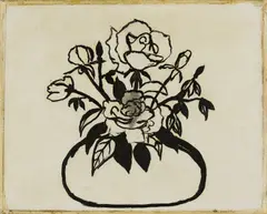 Horace Pippin, Flowers, 1946, oil on canvas