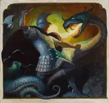 N. C. Wyeth, Legends of Charlemagne: Cover Illustration