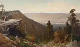Thomas Hill, Hudson River Valley from the Catskill Mountain House