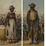 William Aiken Walker, Cotton Pickers: A Pair of Portraits