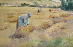 Dawson Dawson-Watson, Harvest Time, circa 1891, oil on canvas