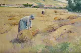 Dawson Dawson-Watson, Harvest Time, circa 1891, oil on canvas