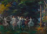 Arthur Bowen Davies, Driobe and her Handmaidens