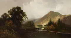 Joseph Dwight Strong, Along the Russian River, California, 1889, oil on canvas