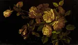 Alice Brown Chittenden, Roses, 1887, oil on panel