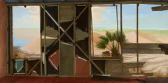 John Langley Howard, Of Time and Place, oil on board