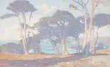 Maurice Logan, Point Lobos, Carmel, 1935, oil on canvas