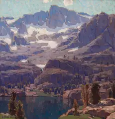 Edgar Alwin Payne, The Inyo Sierra, oil on canvas