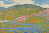 Spring Colors (San Fernando Valley) by Franz Bischoff, oil on board, sold Nov 2018