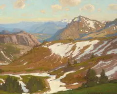 William Wendt, Summer Thaw, 1913, oil on canvas