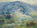Hanson Puthuff, Quiet Hills, oil on canvas