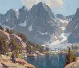 Kearsage Peaks, High Sierras by Edgar Alwin Payne, oil on canvas, sold Nov 2018