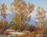 California foothills by Paul Grimm, 1934, oil on canvas affixed to board, sold Nov 2018