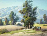 Restful Vista by Paul Grimm, oil on canvas, sold Nov 2018