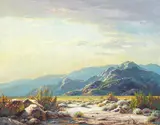 Golden Glow by Paul Grimm, oil on canvas laid down on board, sold Nov 2018