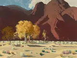 Cottonwoods in Fall by Jimmy Swinnerton, oil on canvas, offered Nov 2018