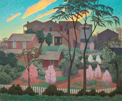 Oscar Vincent Galgiani, Spring Arabesque, 1949, oil on canvas