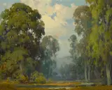 Percy Gray, Eucalyptus Grove, oil on canvas