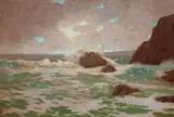 Granville Redmond, Late Afternoon Surf